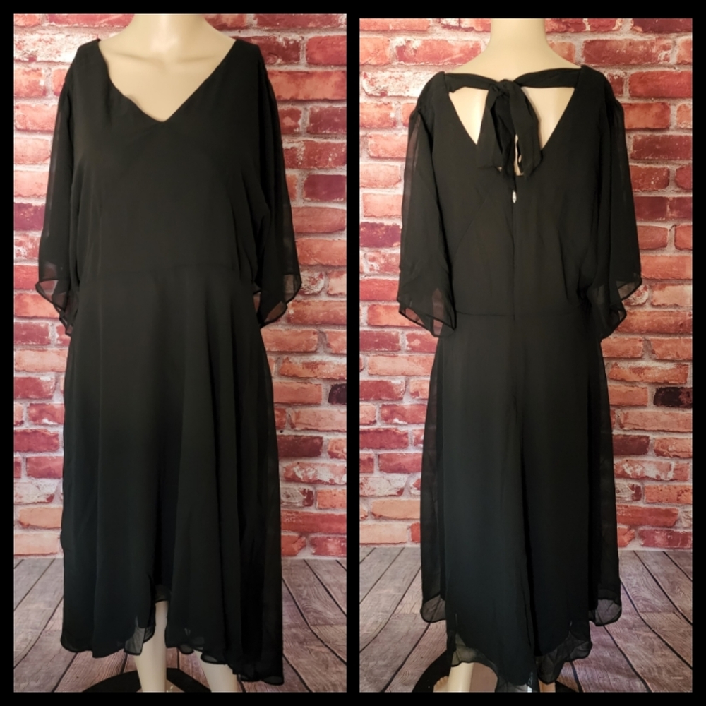 City Chic Black Dress 18 & 22 NWT - Picture 4 of 4
